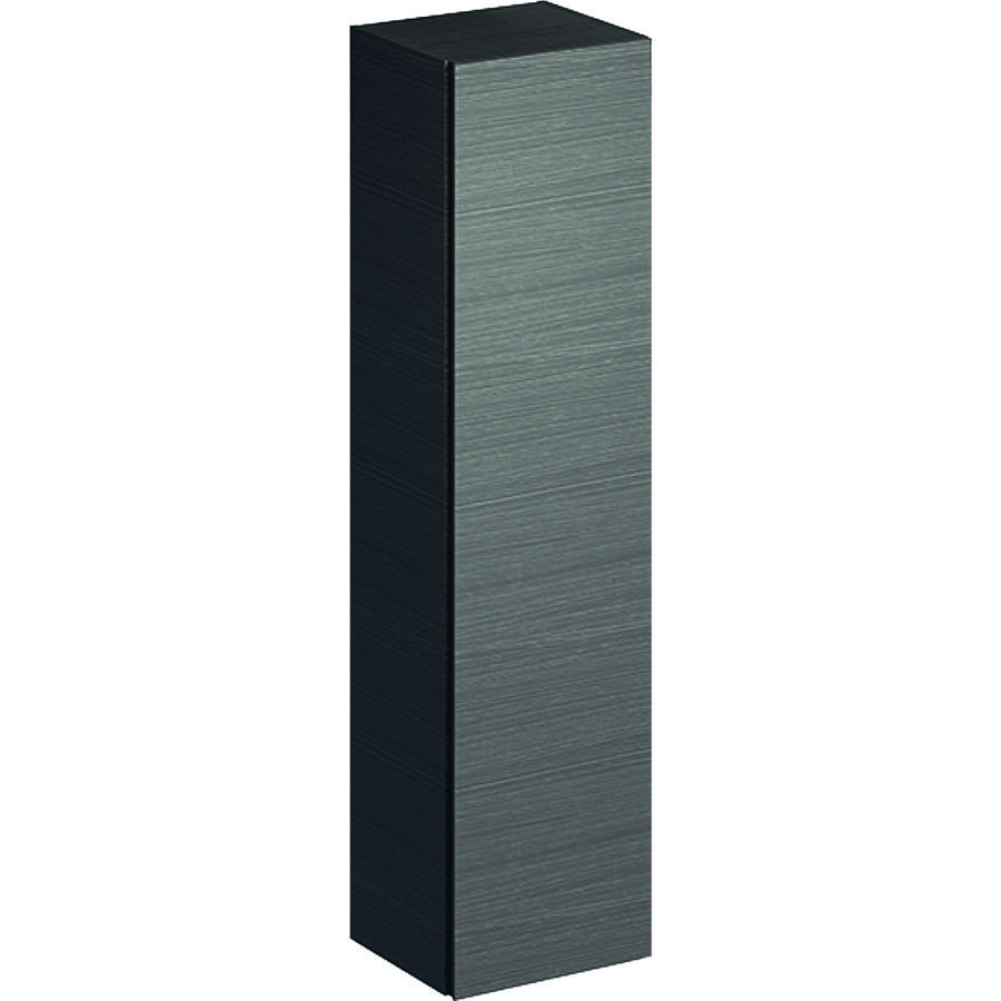 Xeno2 hoge kast m. 1x deur+bn spiegel 40x170x35cm scu. grijs