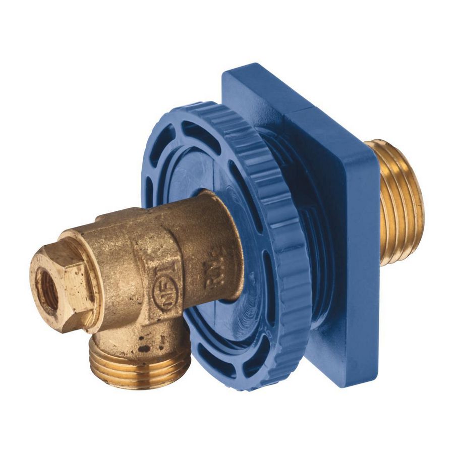 Hoekstopkraan tbv inbouwreservoir 48561000