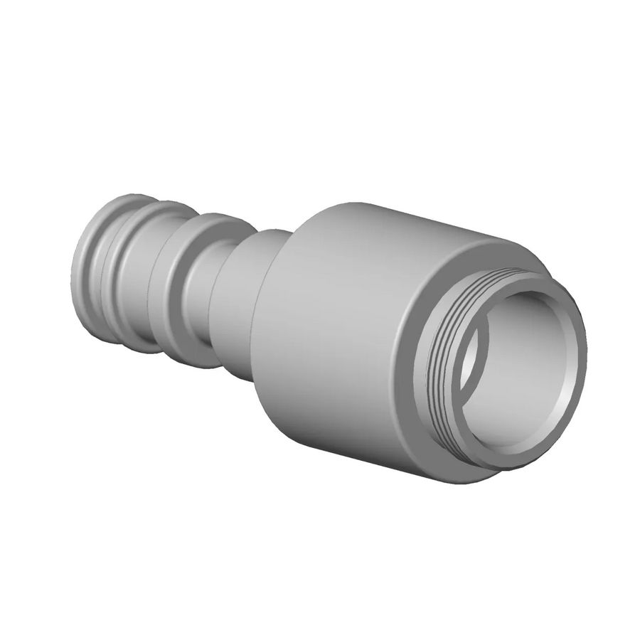 Nippel 25x56mm Champagne gebors. (22kt Goud)