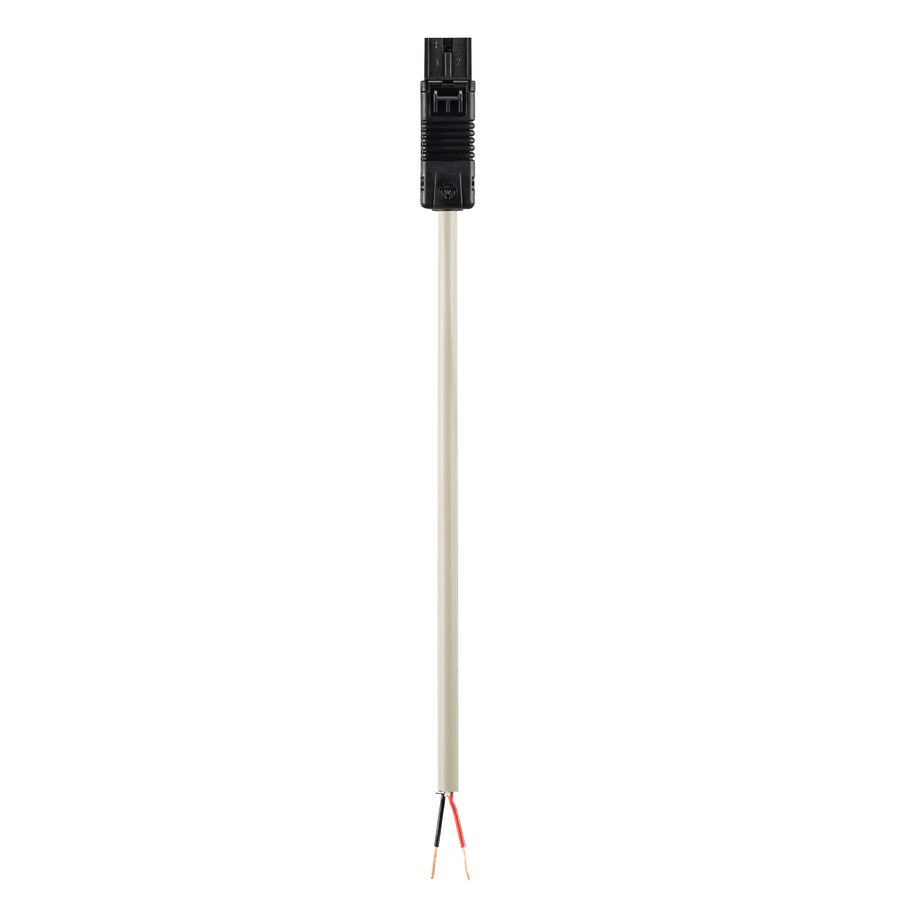 Aansluitsnoer BST14I3 male 0,5mm² 100cm ECA zwart VVE=100