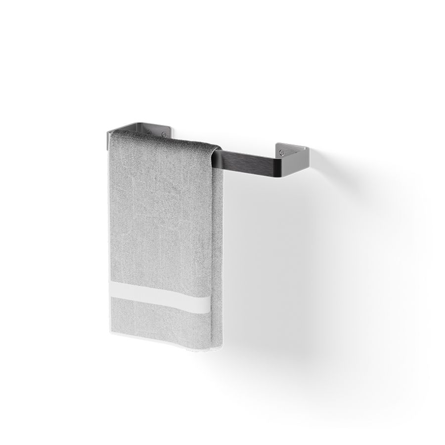 Handdoekhouder DRY CURVED 350x100mm rvs geborsteld