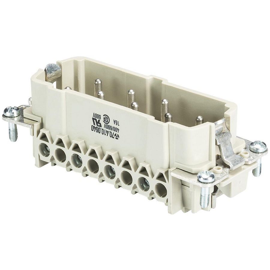 Contactblok insert Male BAS STS 6 2,5 64 VVE=10