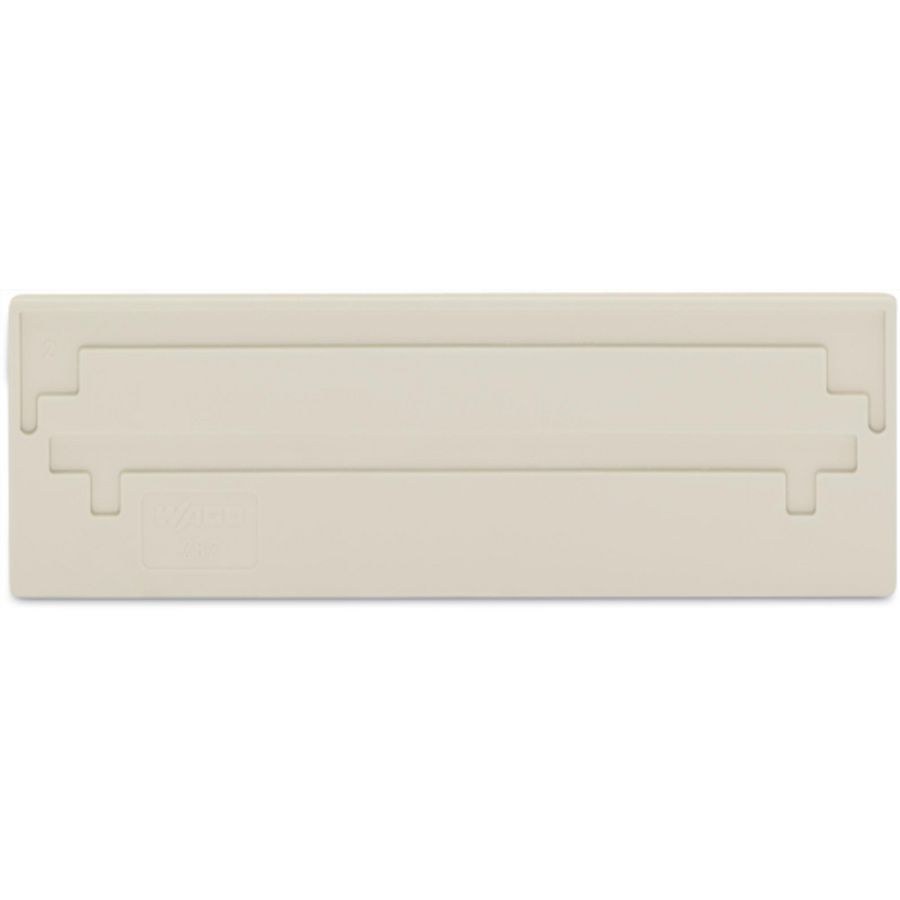 Scheidingswand 2mm li.grijs 282-342 VVE=25