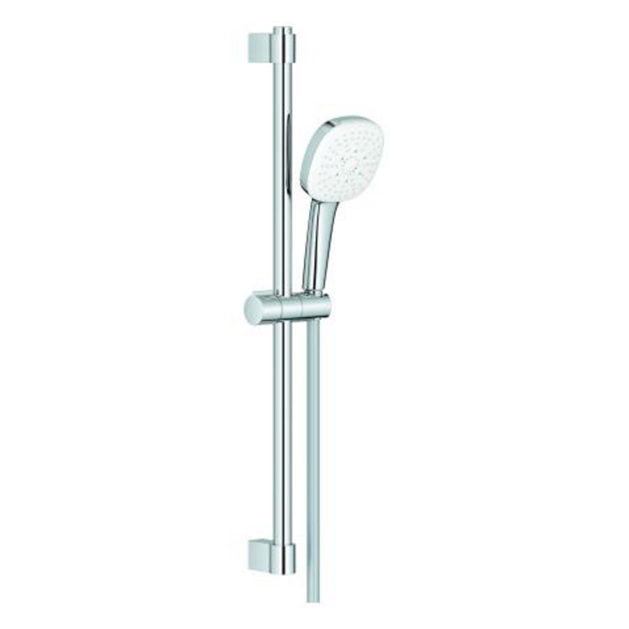 Tempesta 110 Cube glijstangset 3 straalsoorten 600mm 8,0L/min. chroom (prof)
