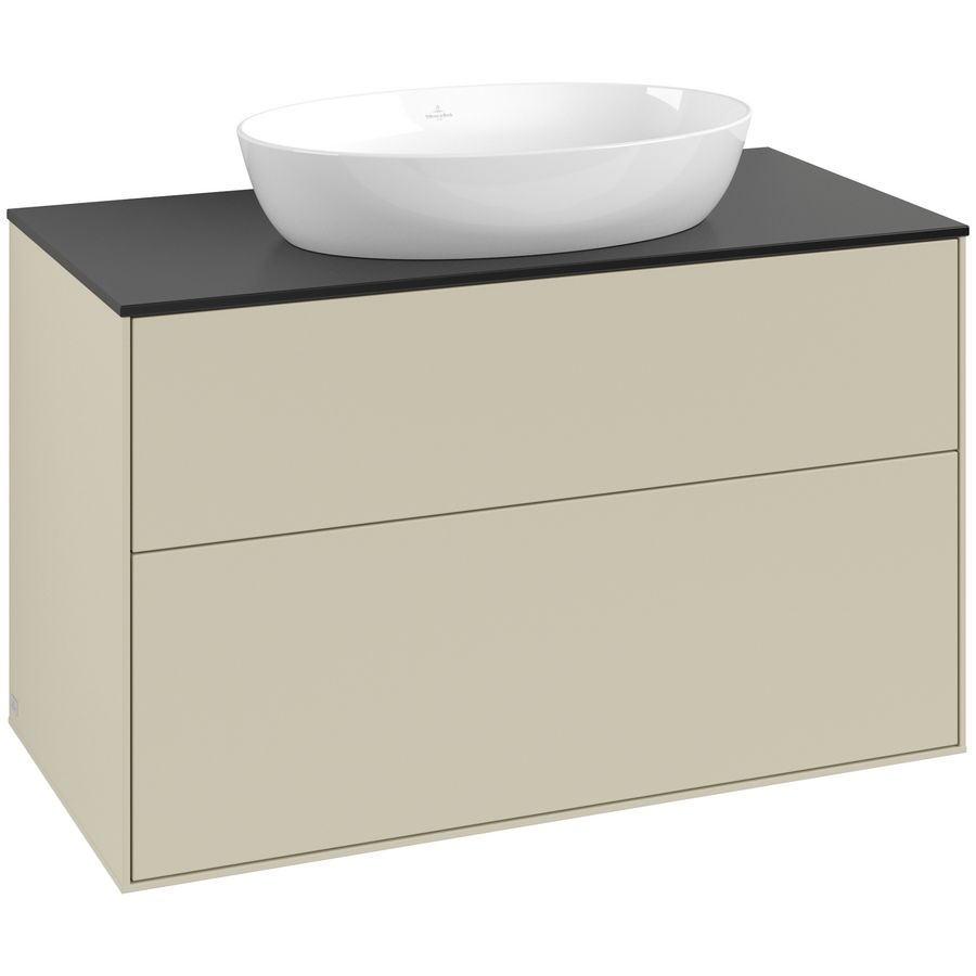 Wastafelonderkast Finion 1000x603x501mm S.Grey Matt Lacquer GA0200HJ