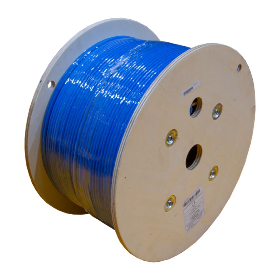 S/FTP CAT7 SOLID AWG23 LSZH BLUE B2ca 500mtr.