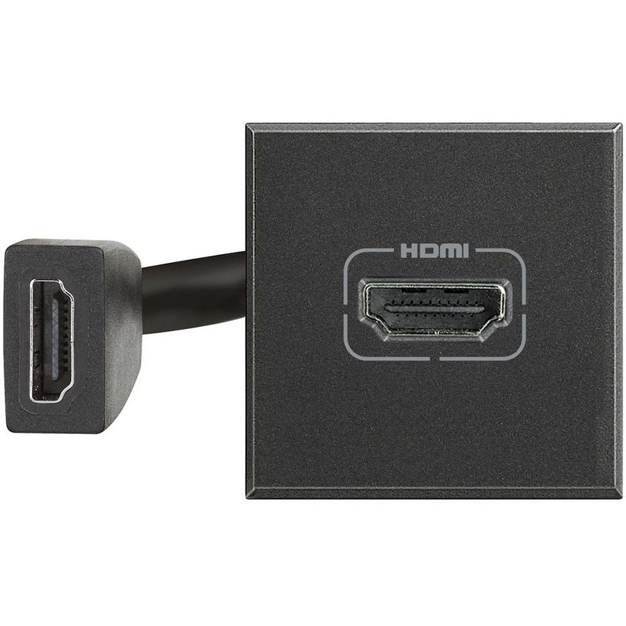 HDMI antraciet 1 module Axolute