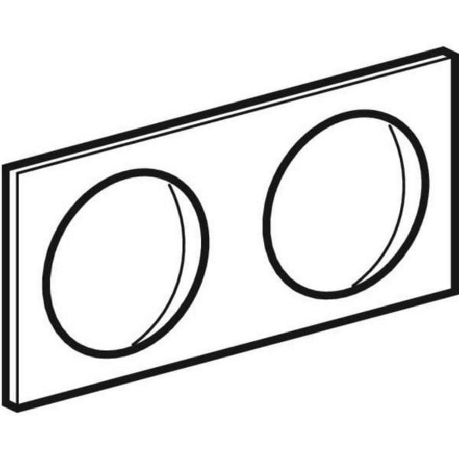 set buffers zelfklevend, voor onderkast (2 st.)