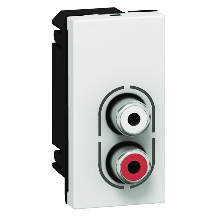 Aansluiting RCA video 2v female 1 module Mosaic