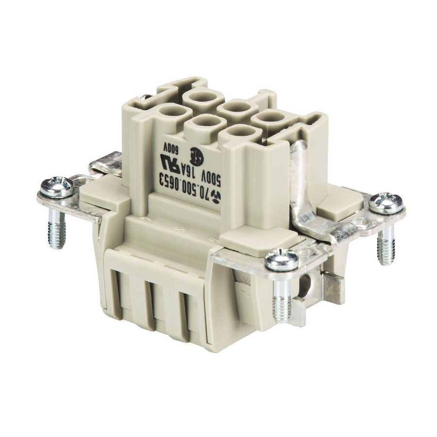 Contactblok female insert baS BUF 6 2,5 50 VVE=10