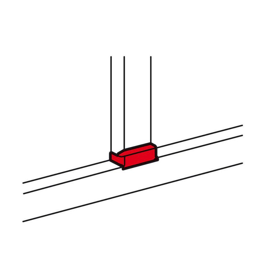 T-stuk naar DLP wandgoot B35-B50 DLP VVE=5