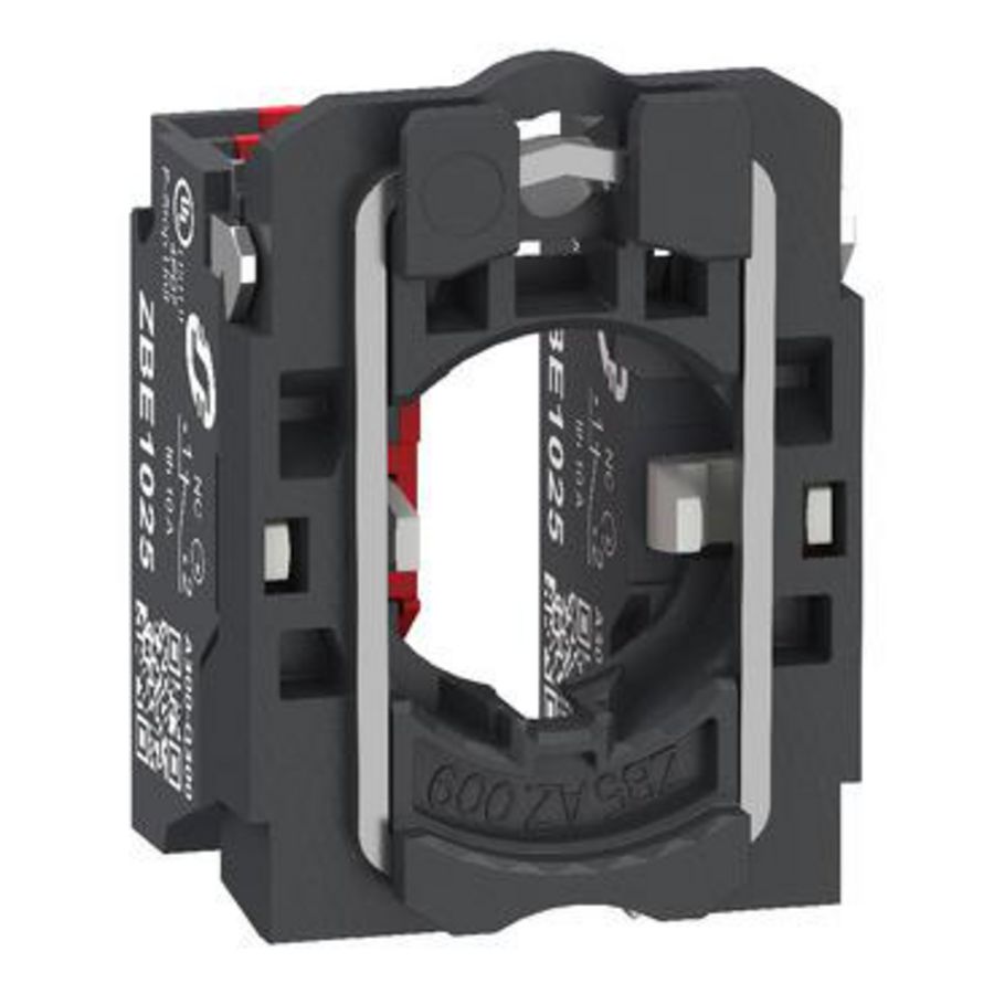 Contactelement Enkelvoudig 22mm 2 NC IP20 Veerklemm