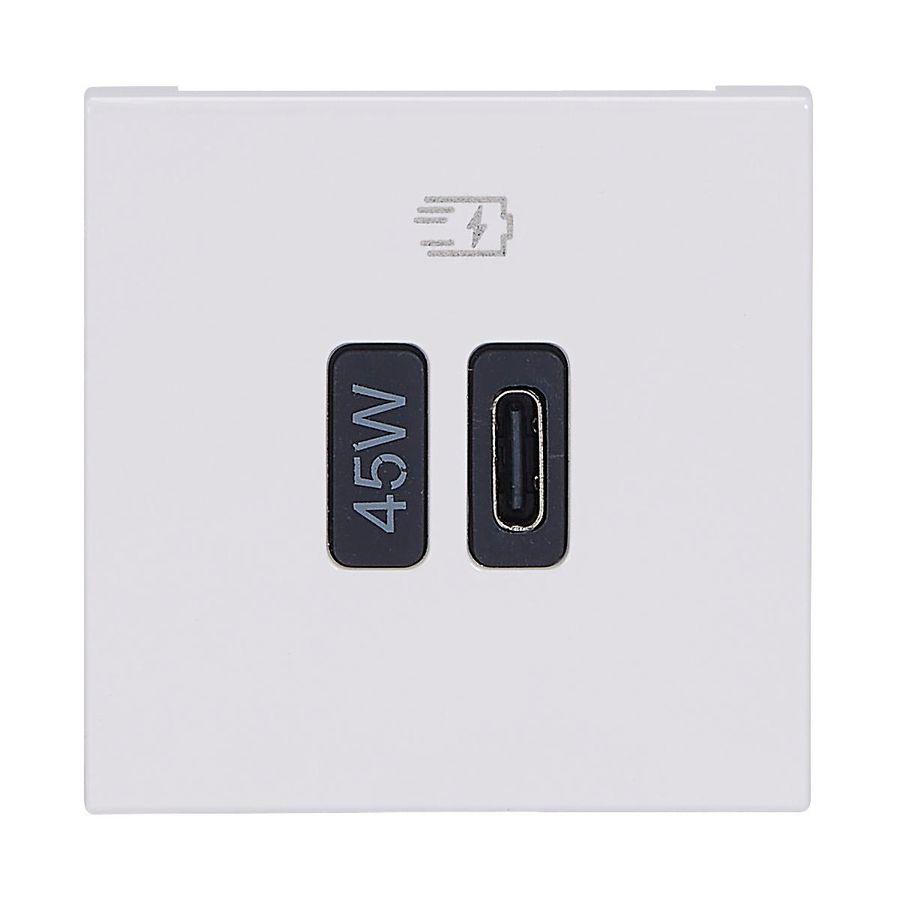 USB lader 45W C wit Mosaic