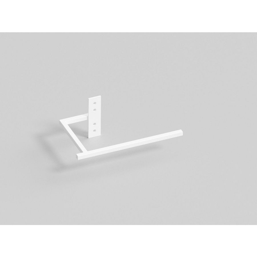 Korte beugel aluminium 240mm S600 wit