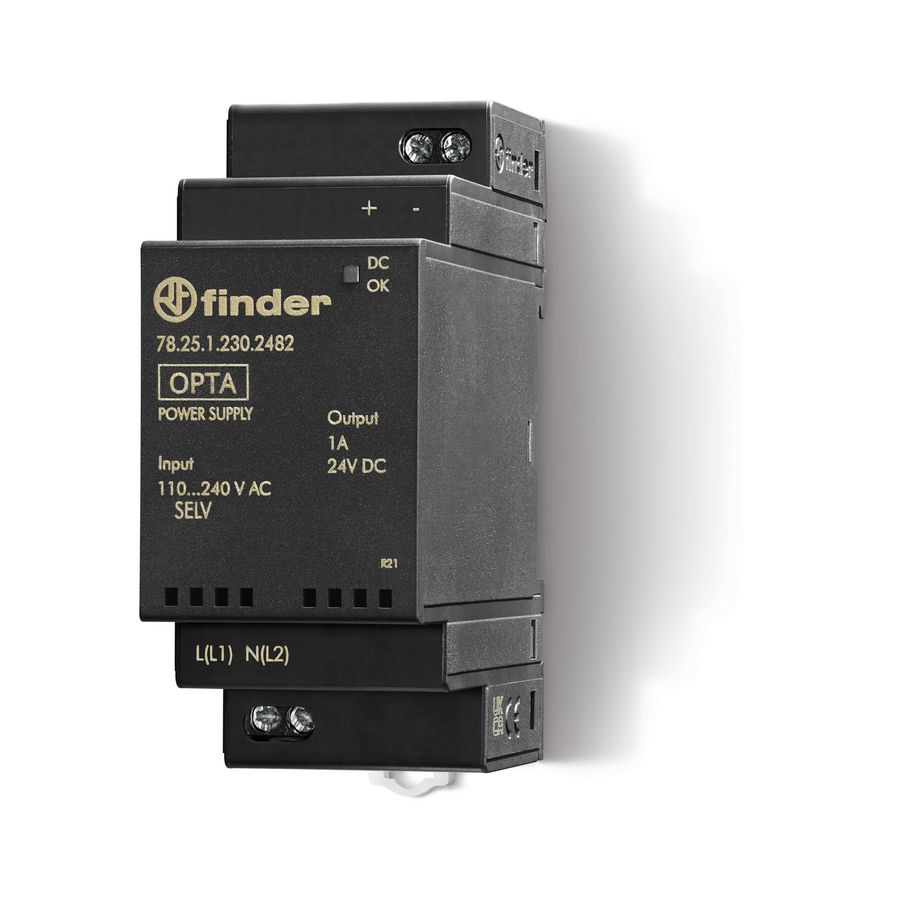 FIN VOEDING 24VDC, 1A 25W