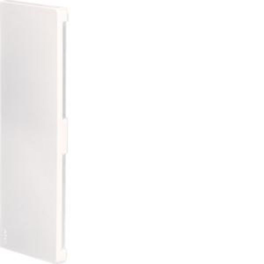 Eindplaat BR65 65x210mm 2x80mm halogeenvrij verkeerswit