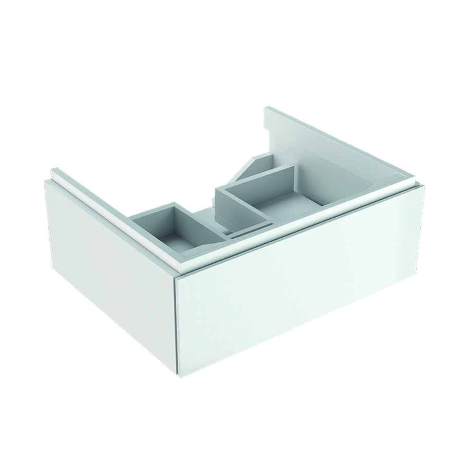 Xeno2 onderkast v wastafel 1x lade 60cm wit hoogglans