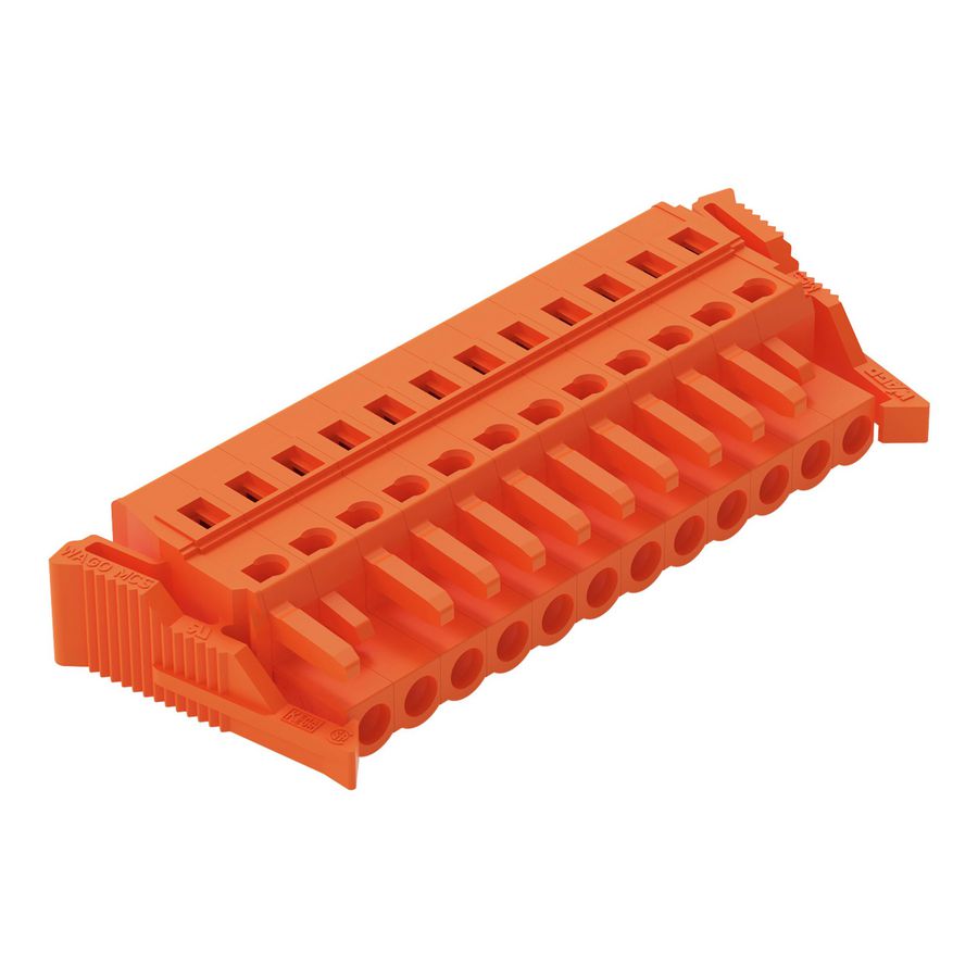 1-draads FE steker 2,5 mm² oranje 231-312/037-000 VVE=25