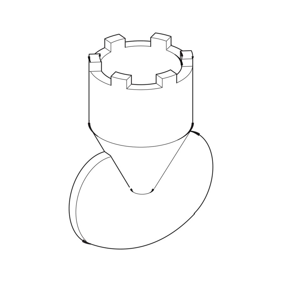 Sleutel cache M16,5x1