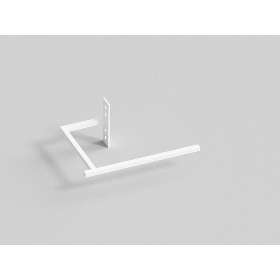 Korte beugel Niva 240mm S600 wit N(S)2