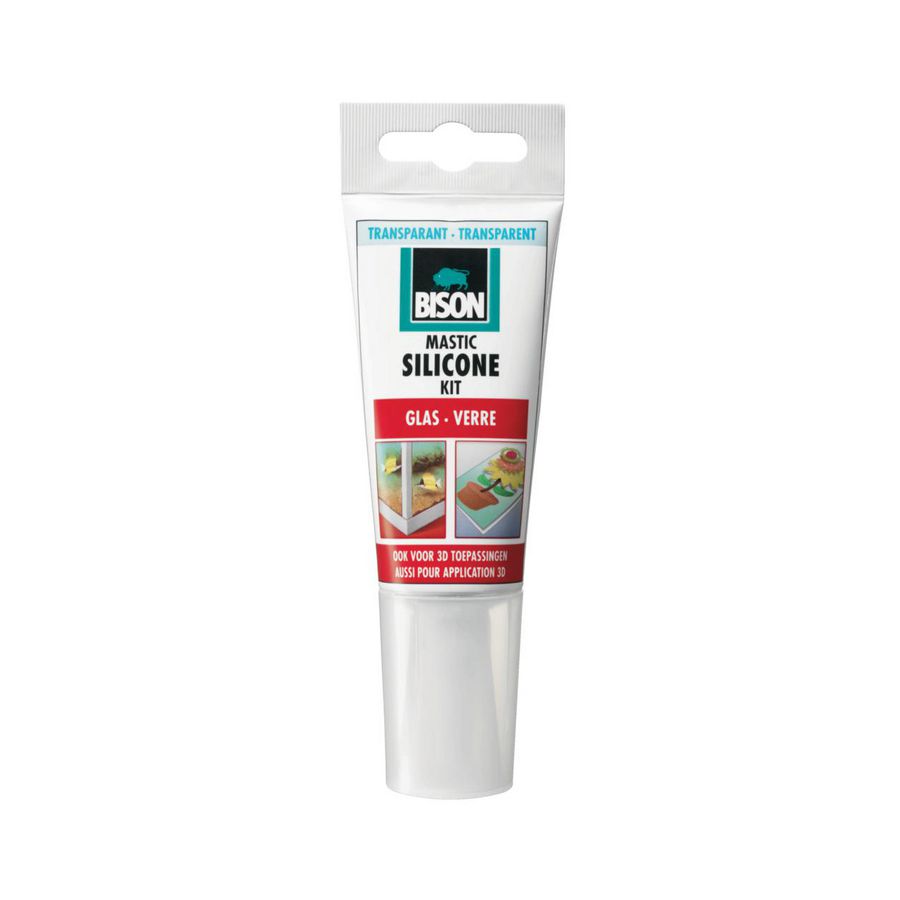 Siliconenkitglas transparant 60ml VVE=12