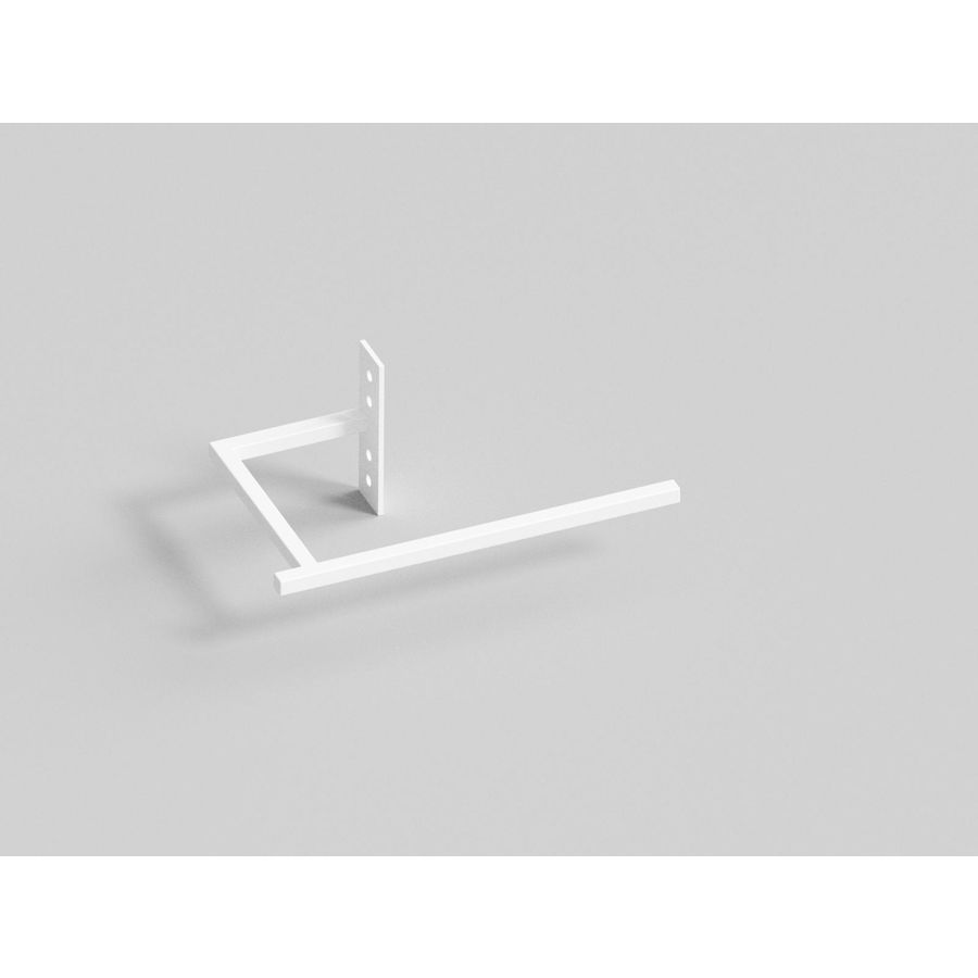 Korte beugel Niva 240mm S600 wit N(S)1