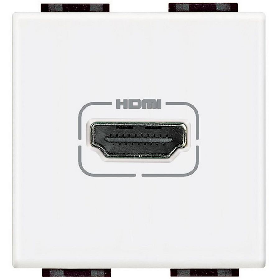 Conntector HDMI wit 2 modulen Livinglight