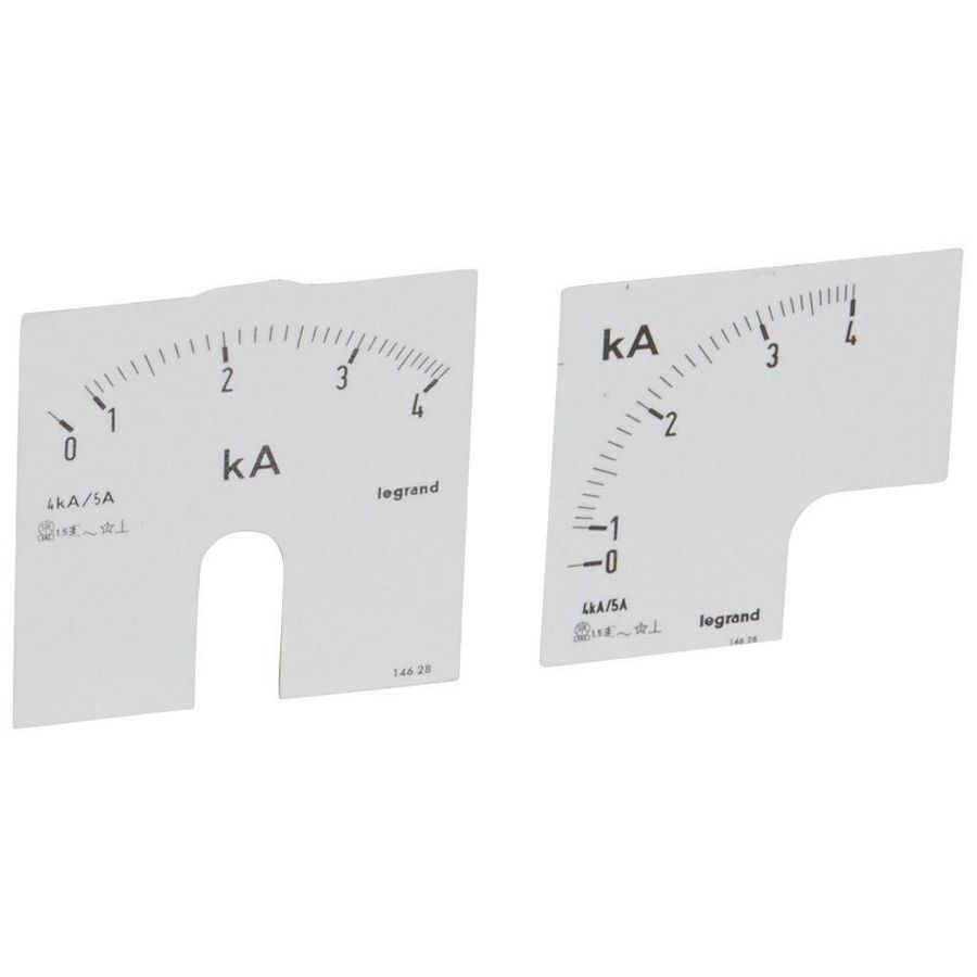 Schaalverdeling 0-4000 inbouw Amperemeter