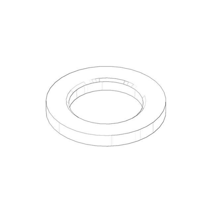 Rozet 46x28,6x5mm chr