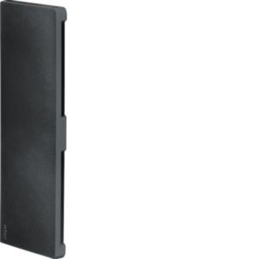 Eindplaat BR65 65x210mm 2x80mm halogeenvrij zwart