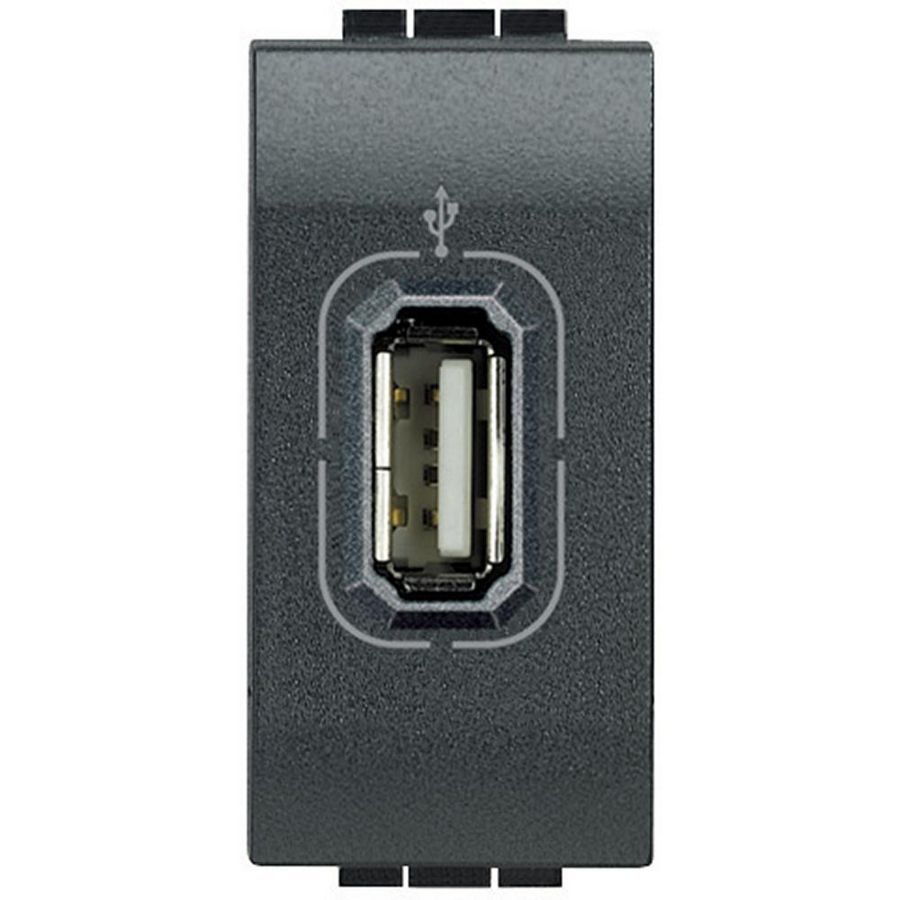 USB connector antraciet Livinglight