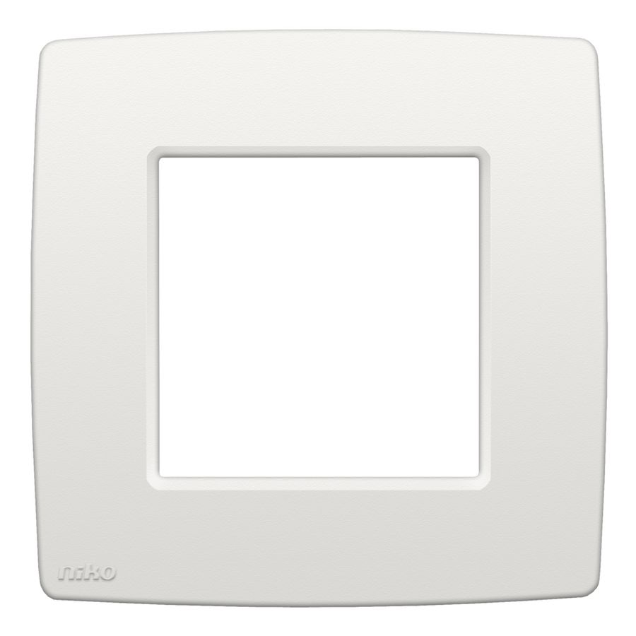 Enkelvoudige afdekplaat Original white