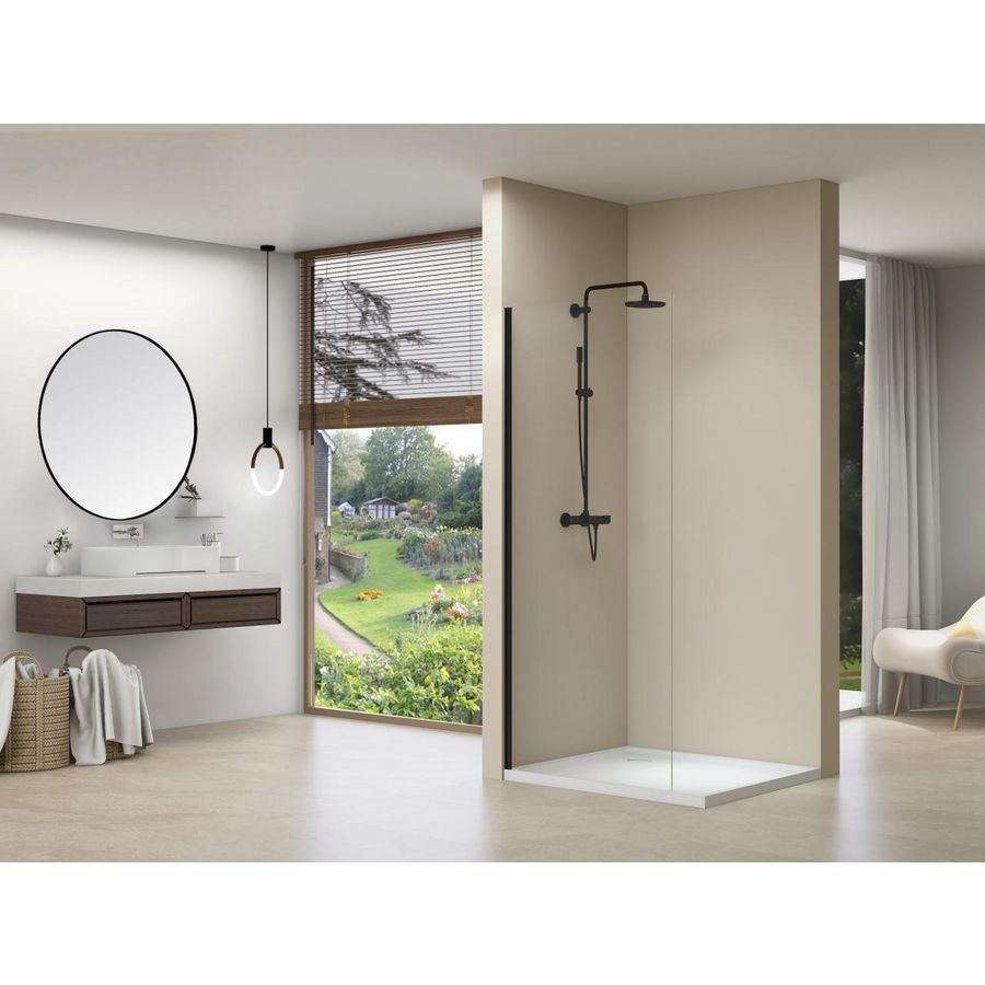 Wand 290-310mm 8mmHE 200cm H +glasbehandeling