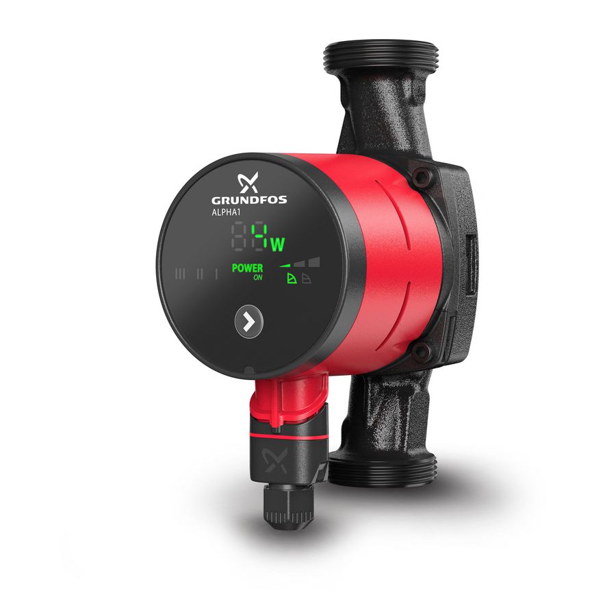 Circulatiepomp ALPHA1 25-60 180 1X230V 50Hz 6H