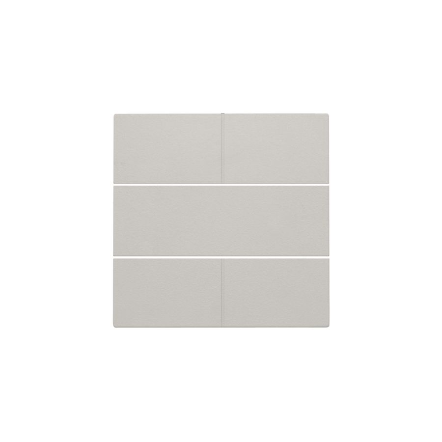Afwerkingsset voor 4-voudige potentiaalvrije drukknop 24V light grey