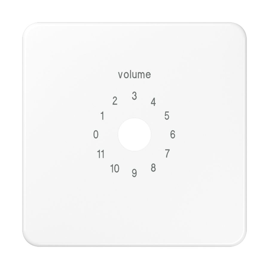 Afdekking alpin wit voor Dynacord CD500