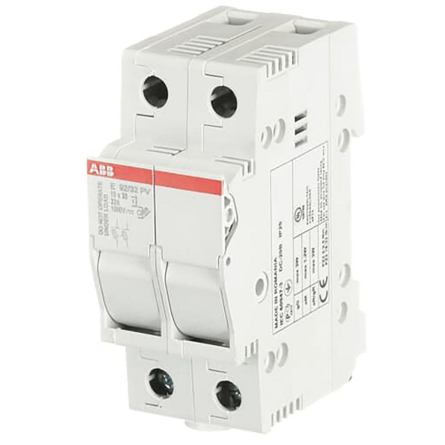 Zekeringhouder 2p 32A 1000 Vdc