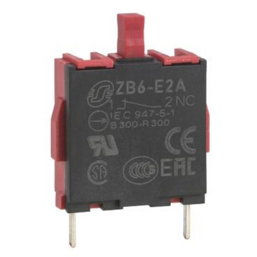 Contactelement drukknop ZB6 16mm 1NO Zilverlegering VVE=10