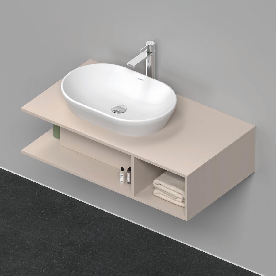 D-Neo Cons. Wastafelonderbouw taupe mat 1000x550x260mm LI
