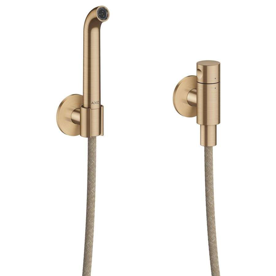 Handdouche AXOR One Bidetset Brushed Bronze