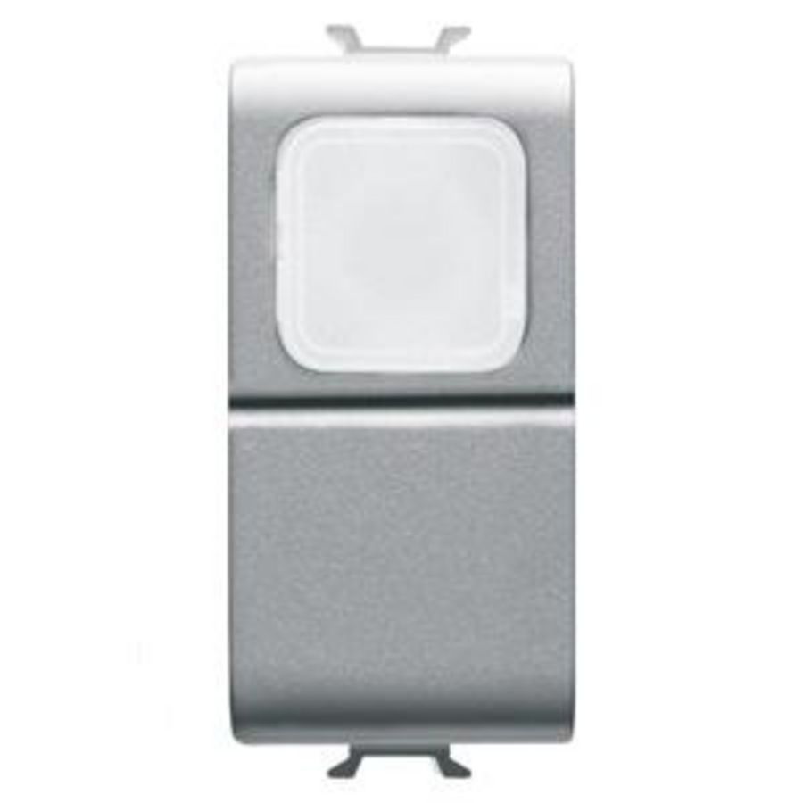 DRUKKNOP 1P 250 Vac-NO 16 A-OPAAL AFSCHERMING-1 MOD. VVE=12