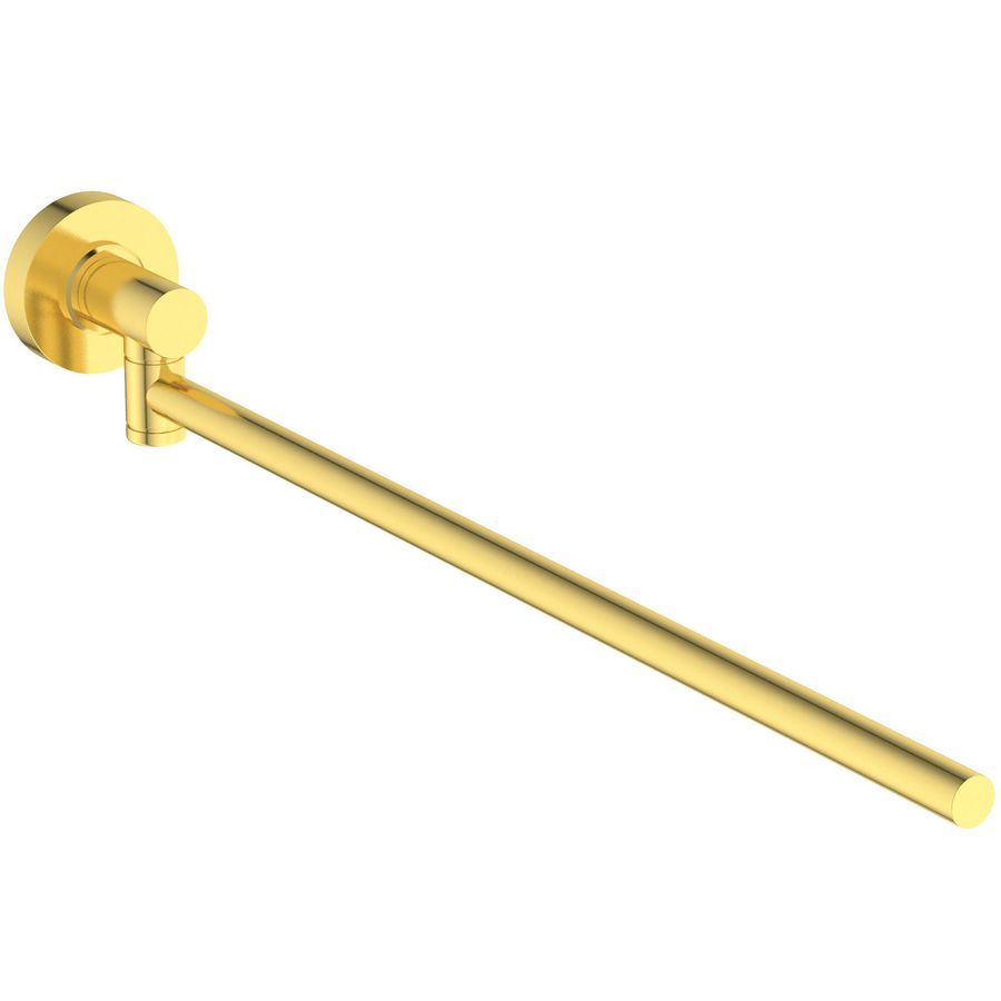 Handdoekstang 48 x 371mm enkel brushed gold IOM