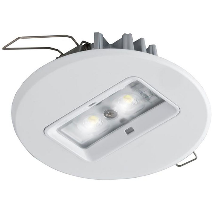 Centraal 2W 220V rond wit inb led armatuur 7TCA091130R0391