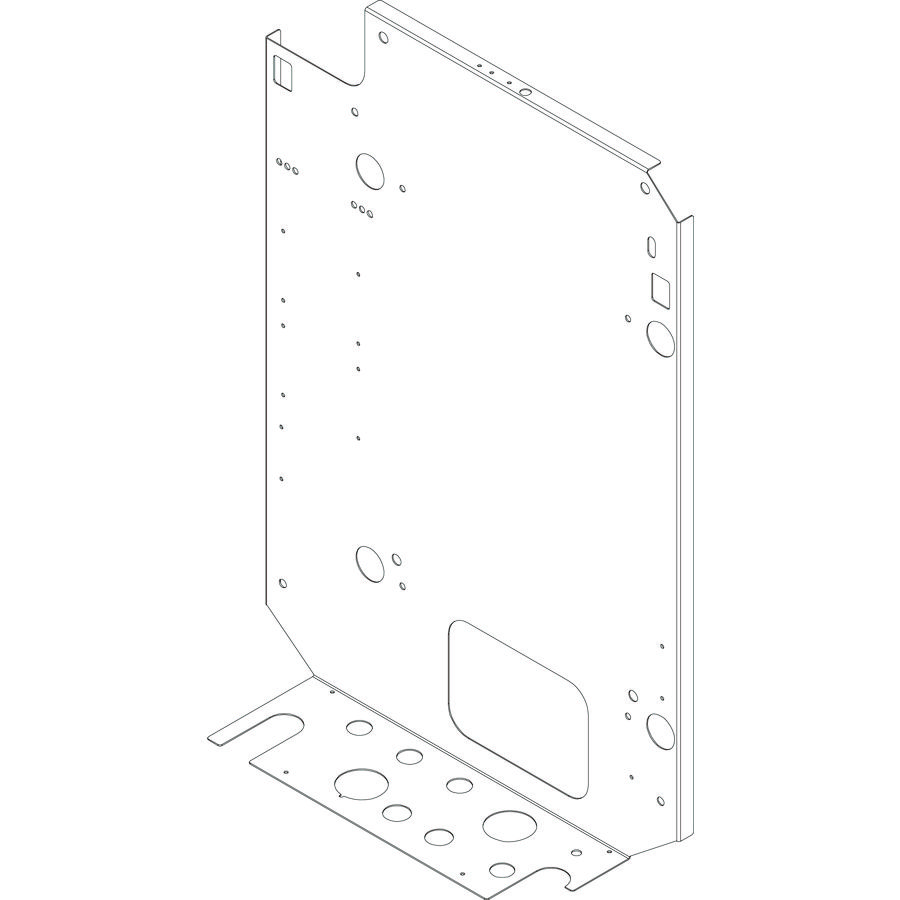 Montageplaat 12kW