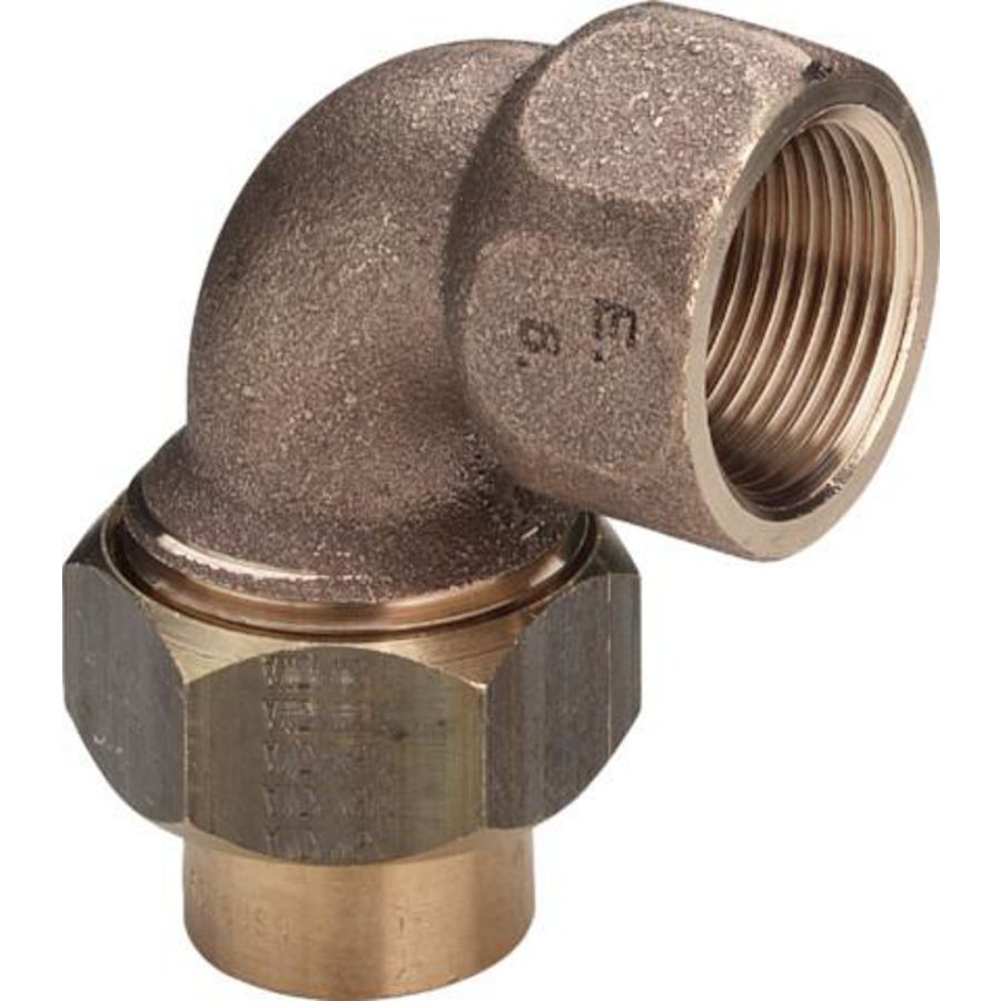 Knieschroefkoppeling 18x1/2 brons/blank 94096G-119461 VVE=10