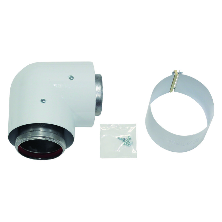 Bocht 87° 80/125mm alu
