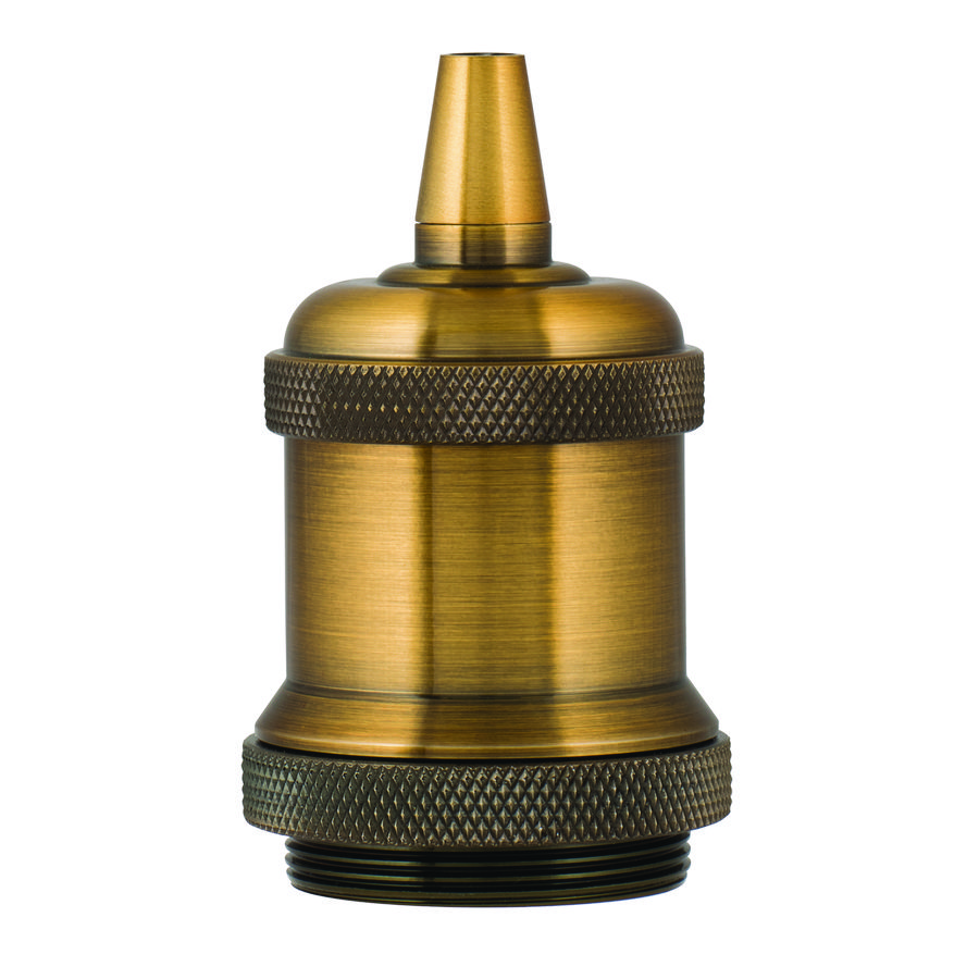Lamphouder Retro Alu E27 antiek goud