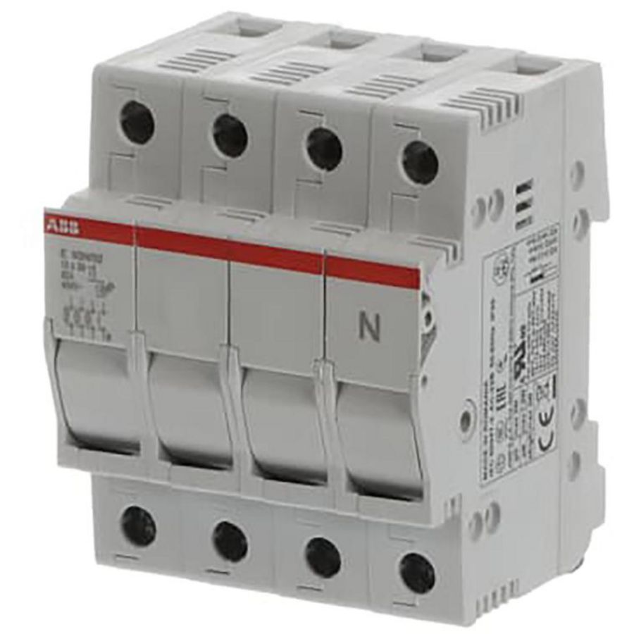 Zekeringhouder 3p+n max 32A 103x38mm fuse 2CSM204733R1801