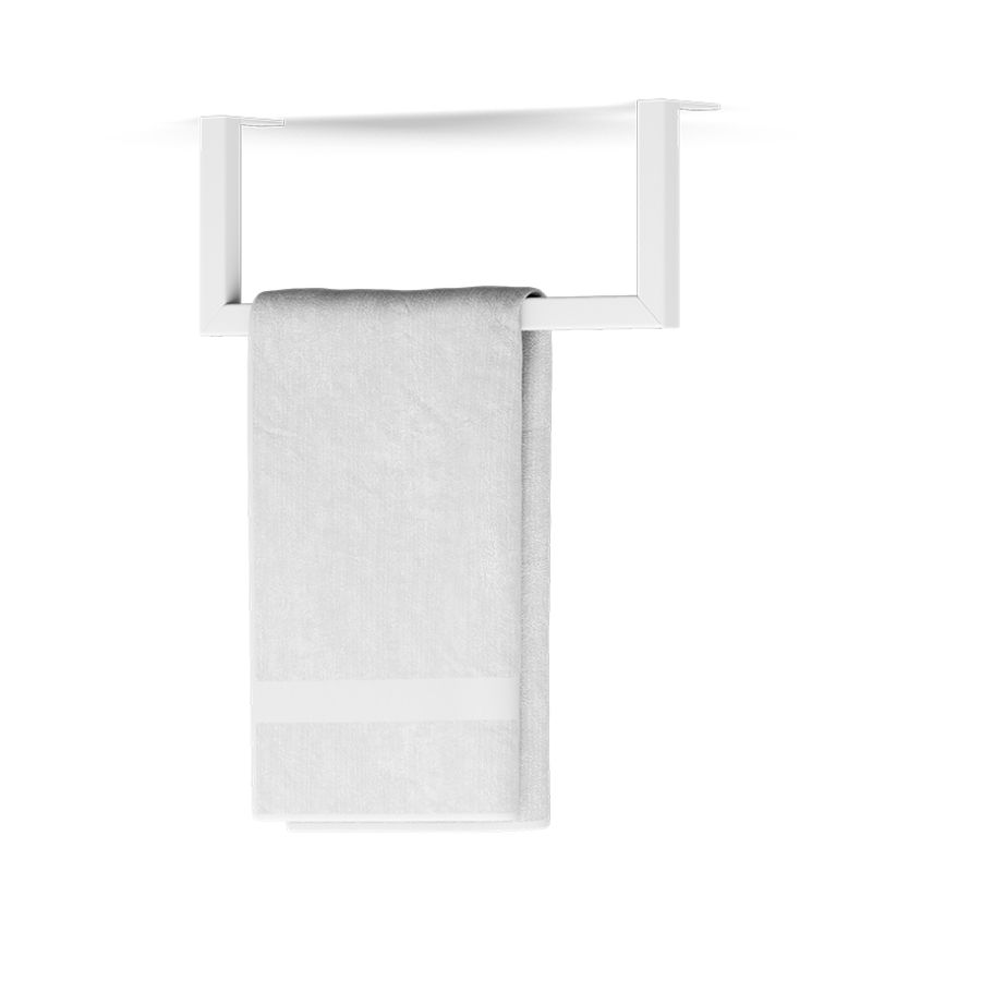 Handdoekhouder, 35 cm, wit