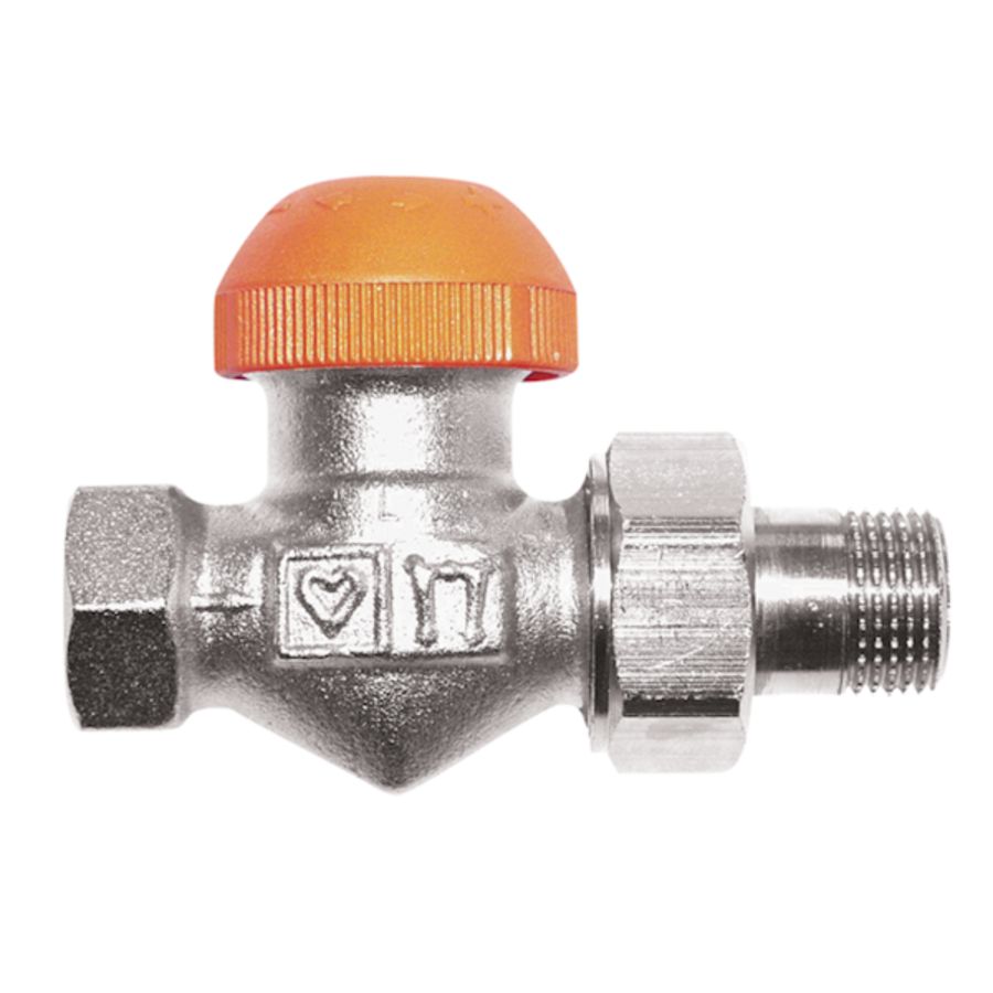 Thermostatische afsluiter TS98-V recht 3/4 VVE=20